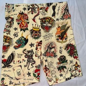 Ed‎ Hardy bike shorts size small